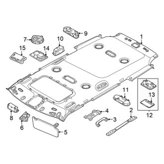 Kia OE - Roof - Interior Trim (Without Rear Sunroof, with Sunroof), (Light Long Range)