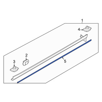 Kia OE - Left Rocker Panel Molding Trim Insert