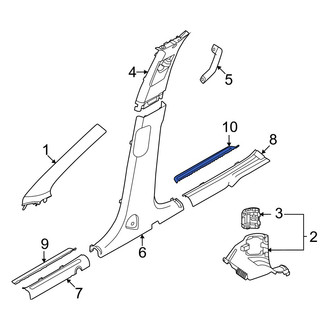 Kia OE - Rear Left Outer Door Sill Plate