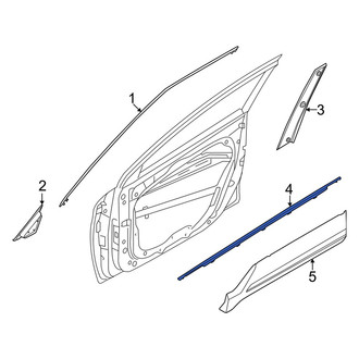 Kia OE - Front Left Door Belt Molding
