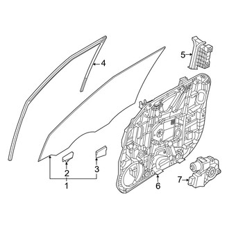 Kia OE - Front Door - Glass & Hardware