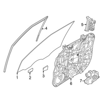 Kia OE - Front Door - Glass & Hardware