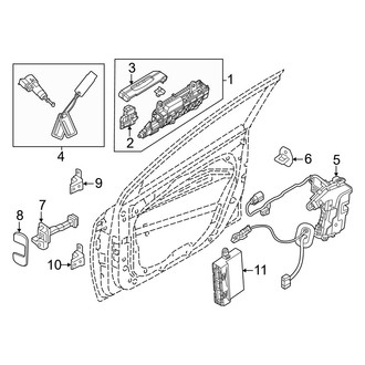 Kia OE - Front Door - Lock & Hardware