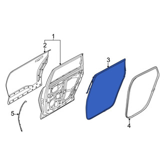 Kia OE - Rear Left Outer Door Seal