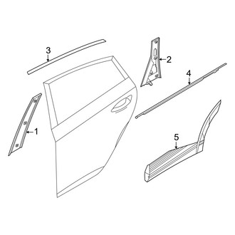 Kia OE - Rear Door - Exterior Trim