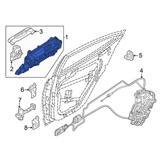 Kia OE - Rear Left Inner Interior Door Handle