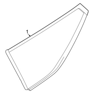 Kia OE - Quarter Panel - Glass