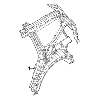 Kia OE - Quarter Panel - Inner Structure