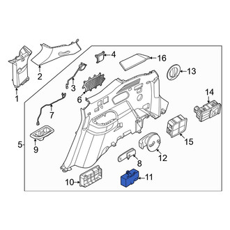 Kia OE - Rear Right 12 Volt Accessory Power Outlet
