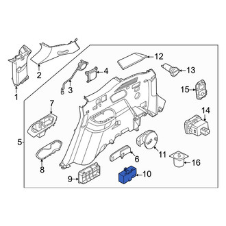 Kia OE - Rear Left 12 Volt Accessory Power Outlet