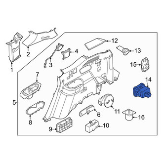 Kia OE - Rear Left Liftgate Latch Release Switch