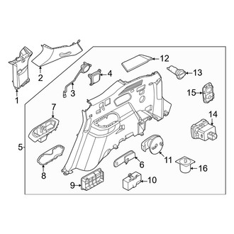 Kia OE - Quarter Panel - Interior Trim (Driver Side)