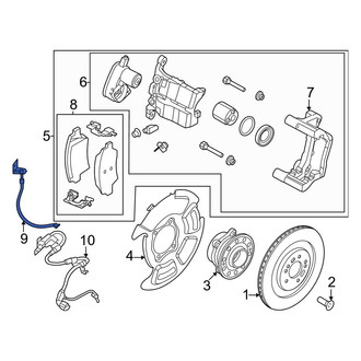 Kia OE - Rear Right Brake Hydraulic Hose