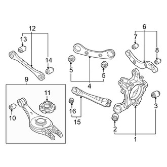 Kia OE - Rear Suspension - Suspension Components
