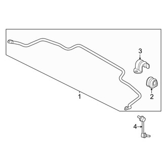Kia OE - Rear Suspension - Stabilizer Bar & Components