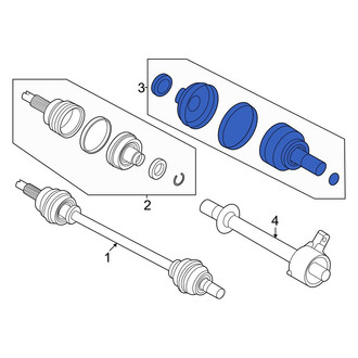 Kia OE - Rear Left Inner CV Joint Kit