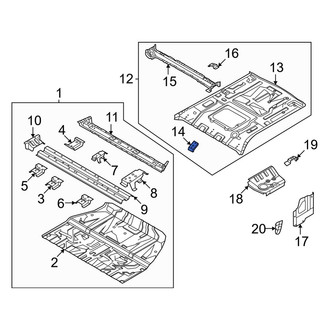 Kia OE - Seat Frame Bracket