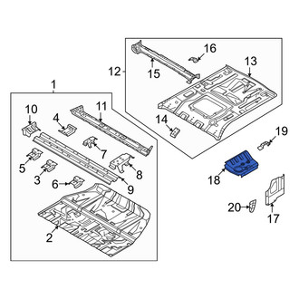 Kia OE - Rear Left Inner Floor Extension
