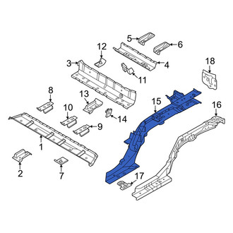 Kia OE - Rear Left Inner Frame Side Member