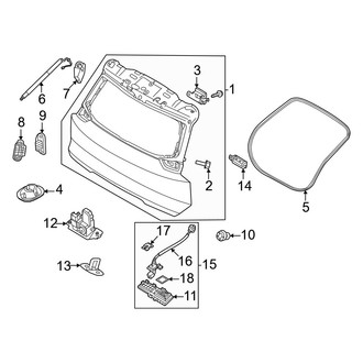 Kia OE - Lift Gate - Gate & Hardware