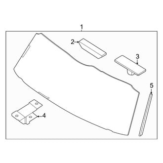 Kia OE - Lift Gate - Glass