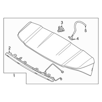 Kia OE - Lift Gate - Spoiler