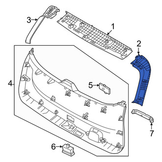 Kia OE - Rear Right Liftgate Trim