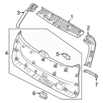 Kia OE - Lift Gate - Interior Trim