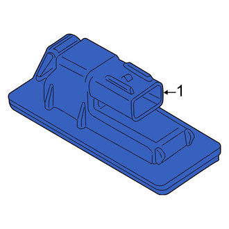 Kia OE - Rear License Plate Light Assembly