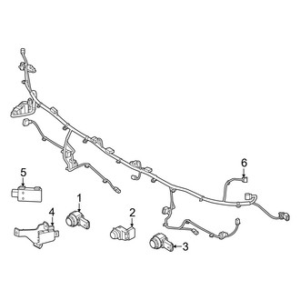 Kia OE - Rear Bumper - Electrical Components