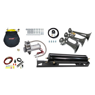 Kleinn® - Onboard Air System with 6350RC Compressor and 230 Train Horn with Spare Tire Location