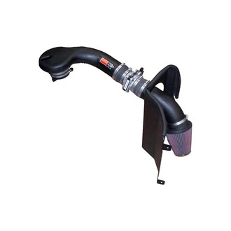 K&N® - 57 Series FIPK Generation II High-Density Polyethylene Black Cold Air Intake System with Red Filter and Intake Pipe and Heat Shield
