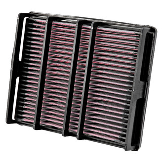 K&N® - 33 Series Panel Red Air Filter (9.563" L x 8.125" W x 1.313" H)