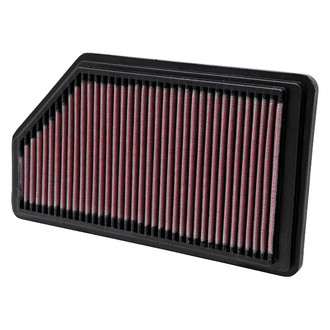 K&N® - 33 Series Unique Red Air Filter (11.313" L x 6.375" W x 0.938" H)