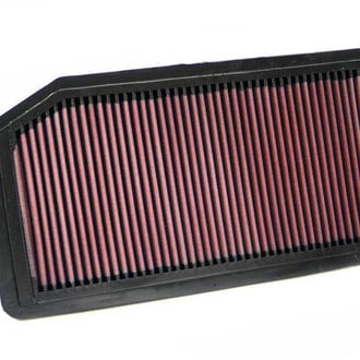 K&N® - 33 Series Unique Red Air Filter (13.25" L x 6.875" W x 0.875" H)
