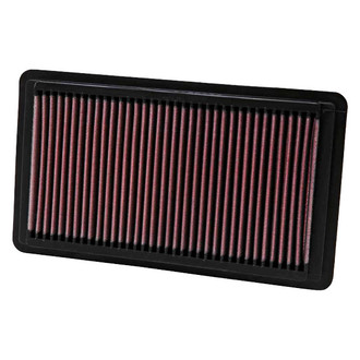 K&N® - 33 Series Panel Red Air Filter (11" L x 6.25" W x 0.875" H)