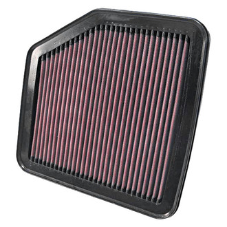 K&N® - 33 Series Unique Red Air Filter (9.563" L x 9.313" W x 1" H)