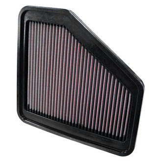 K&N® - 33 Series Unique Red Air Filter (10" L x 9.438" W x 1.125" H)