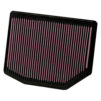 K&N® - 33 Series Unique Red Air Filter (11.25" L x 9" W x 1.25" H)