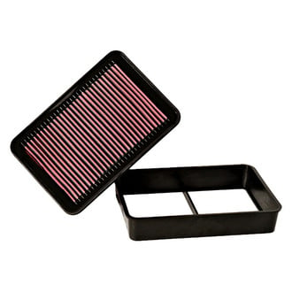 K&N® - 33 Series Panel Red Air Filter (10.625" L x 7.438" W x 1.438" H)