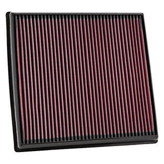K&N® - 33 Series Panel Red Air Filter (10.75" L x 10.25" W x 1.25" H)