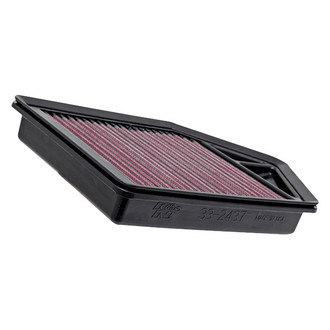 K&N® - 33 Series Panel Red Air Filter (10.375" L x 7.5" W x 1.5" H)