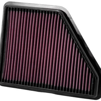 K&N® - 33 Series Panel Red Air Filter (11" L x 8.875" W x 1.25" H)