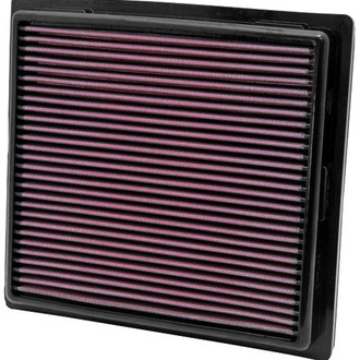 K&N® - 33 Series Panel Red Air Filter (9.625" L x 8.875" W x 1.25" H)