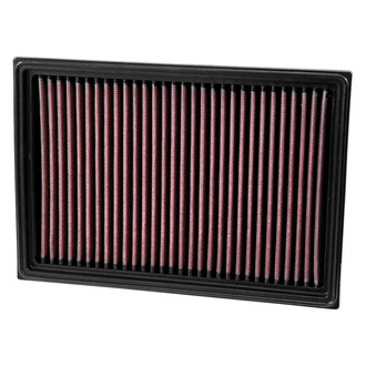 K&N® - 33 Series Panel Red Air Filter (9" L x 6.313" W x 1.188" H)
