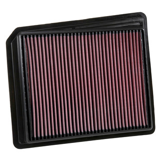 K&N® - 33 Series Panel Red Air Filter (1" (25 mm) H)