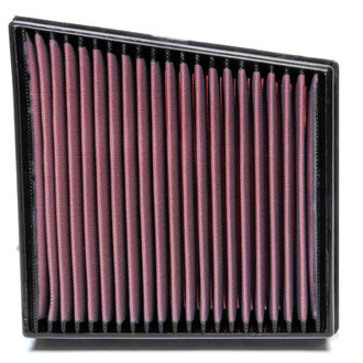 K&N® - 33 Series Panel Red Air Filter (11.031" L x 10.938" W x 2.25" H)