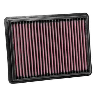 K&N® - 33 Series Panel Red Air Filter (10.531" L x 7.938" W x 1.313" H)