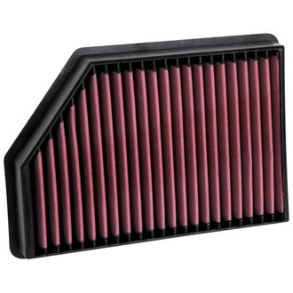K&N® - 33 Series Panel Red Air Filter (13.625" L x 9.438" W x 2.25" H)