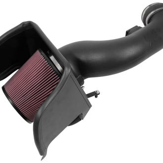 K&N® - 57 Series FIPK Generation II High-Density Polyethylene Black Cold Air Intake System with Red Filter